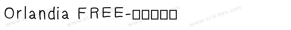Orlandia FREE字体转换